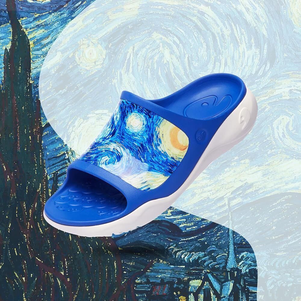 UIN Men's Sandals Beach Summer Casual Slippers (Starry Night Ibiza 5431)No Box - Picture 4 of 10